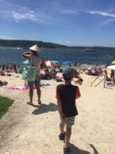 Our last day in Sydney in January. One of my favourite beaches in the world, Neilsen Park beach in Sydney's east.